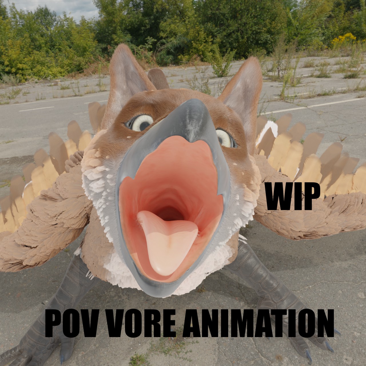 Gryphon Vore POV [Animated] by Racf92 -- Fur Affinity [dot] net