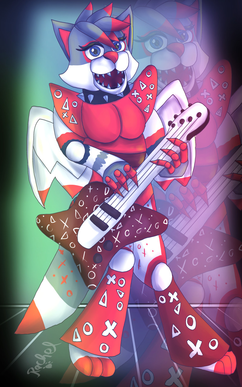 Glamrock Foxy by Furrtyap_ -- Fur Affinity [dot] net