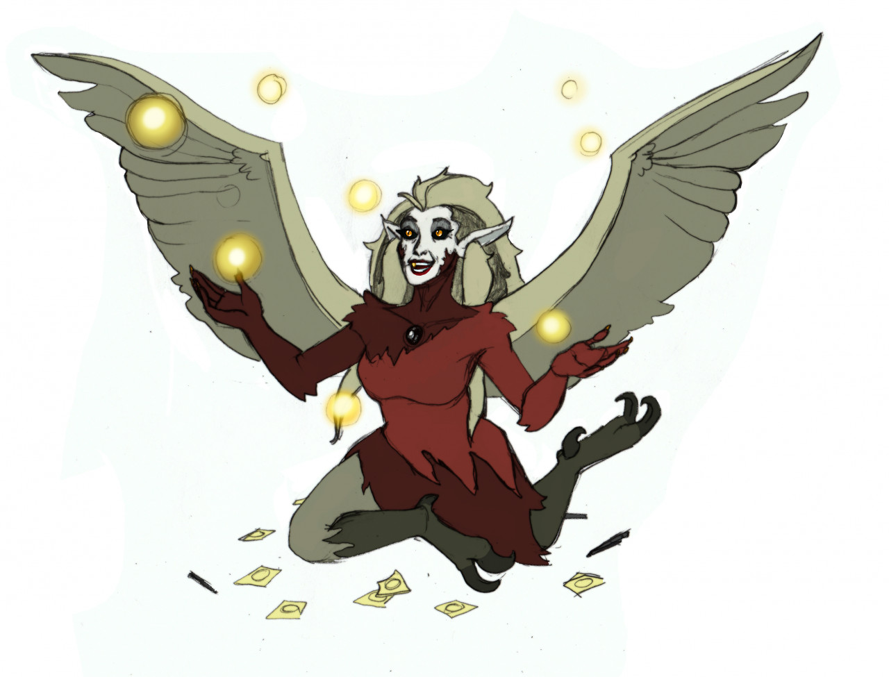 Eda Clawthorne (Harpy Form) by MirrorFlygon on DeviantArt