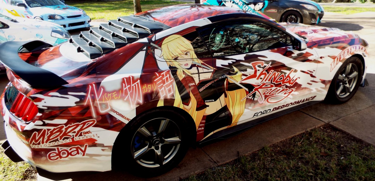 Download Sail away in style with this custom Anime Car | Wallpapers.com