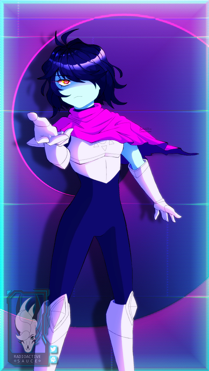 Kris from Deltarune by Radioactive_Sauce -- Fur Affinity [dot] net