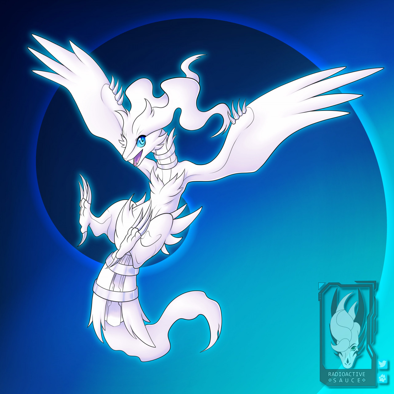 Reshiram  Blue Flare by ishmam on DeviantArt