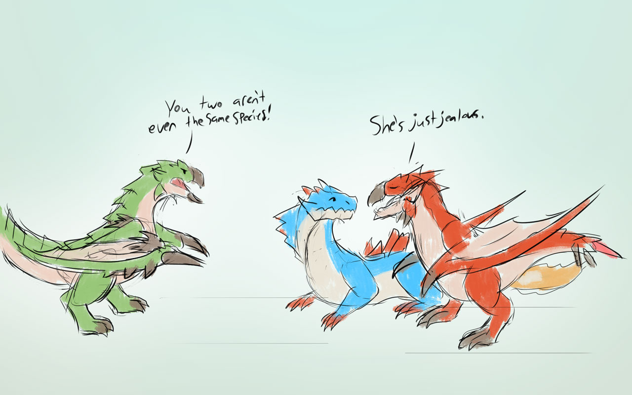 Rathalos x lagiacrus