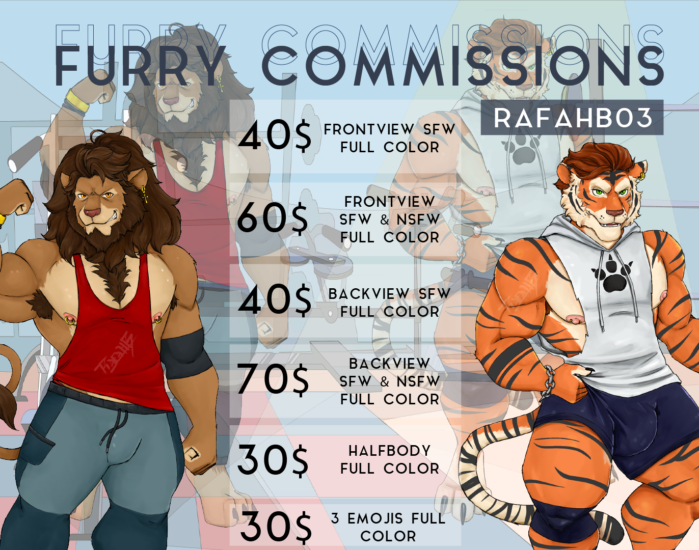 furry commission open by Rafahb03 -- Fur Affinity [dot] net