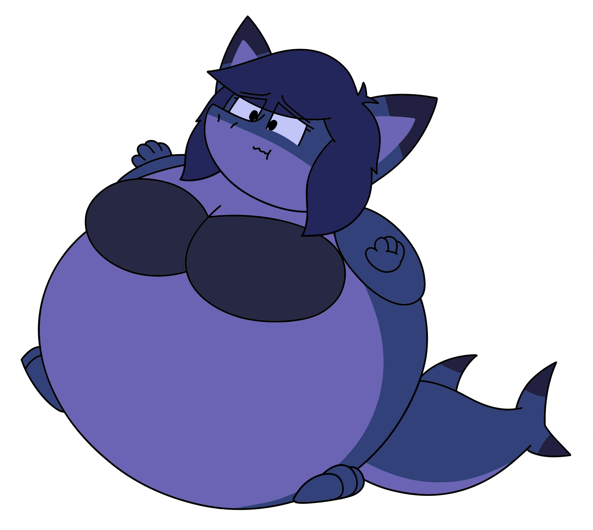 Blueberry Shark by Railfox99 -- Fur Affinity [dot] net