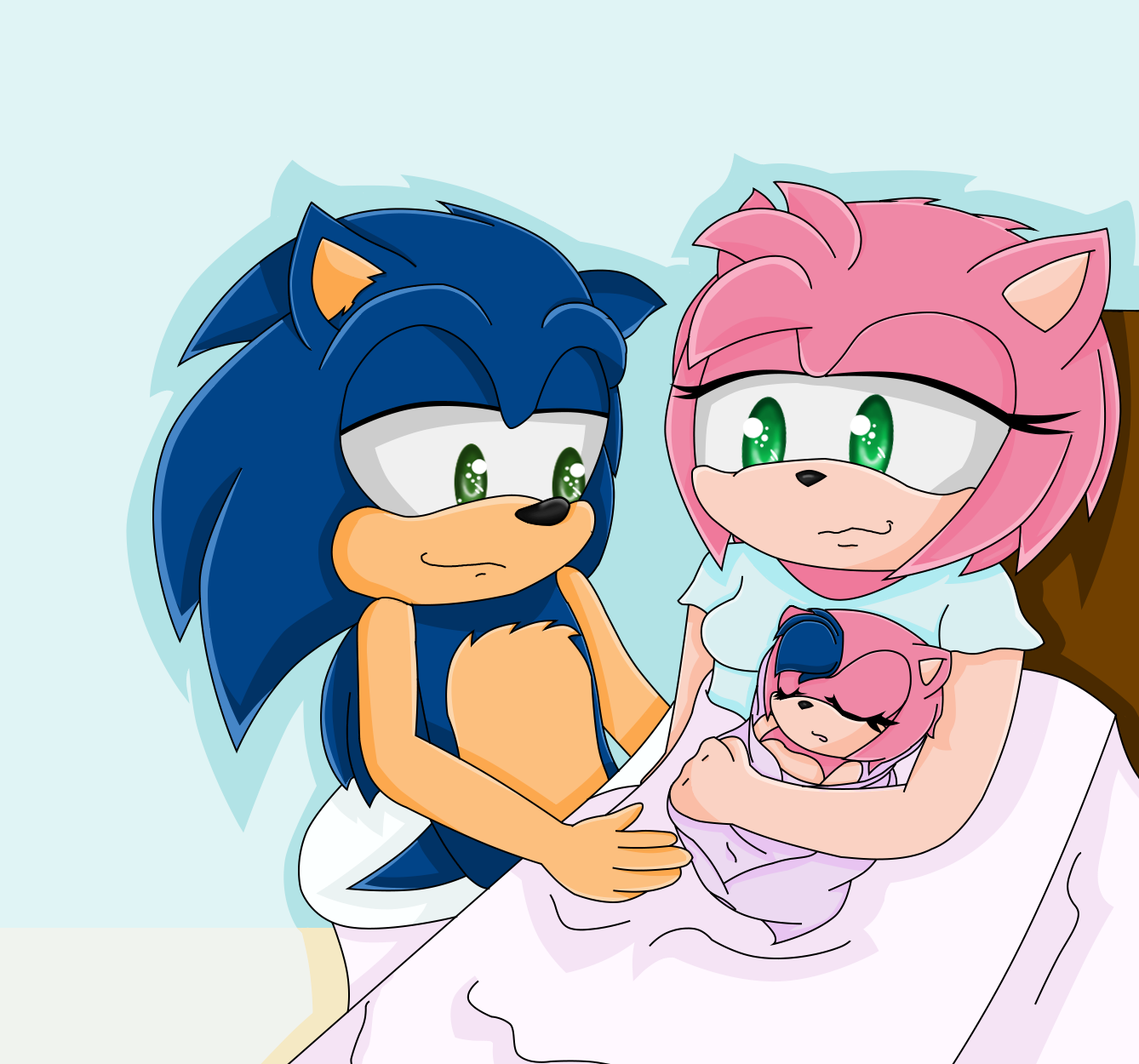 Sonic and Amy's Baby Girl, Molly Rose. 