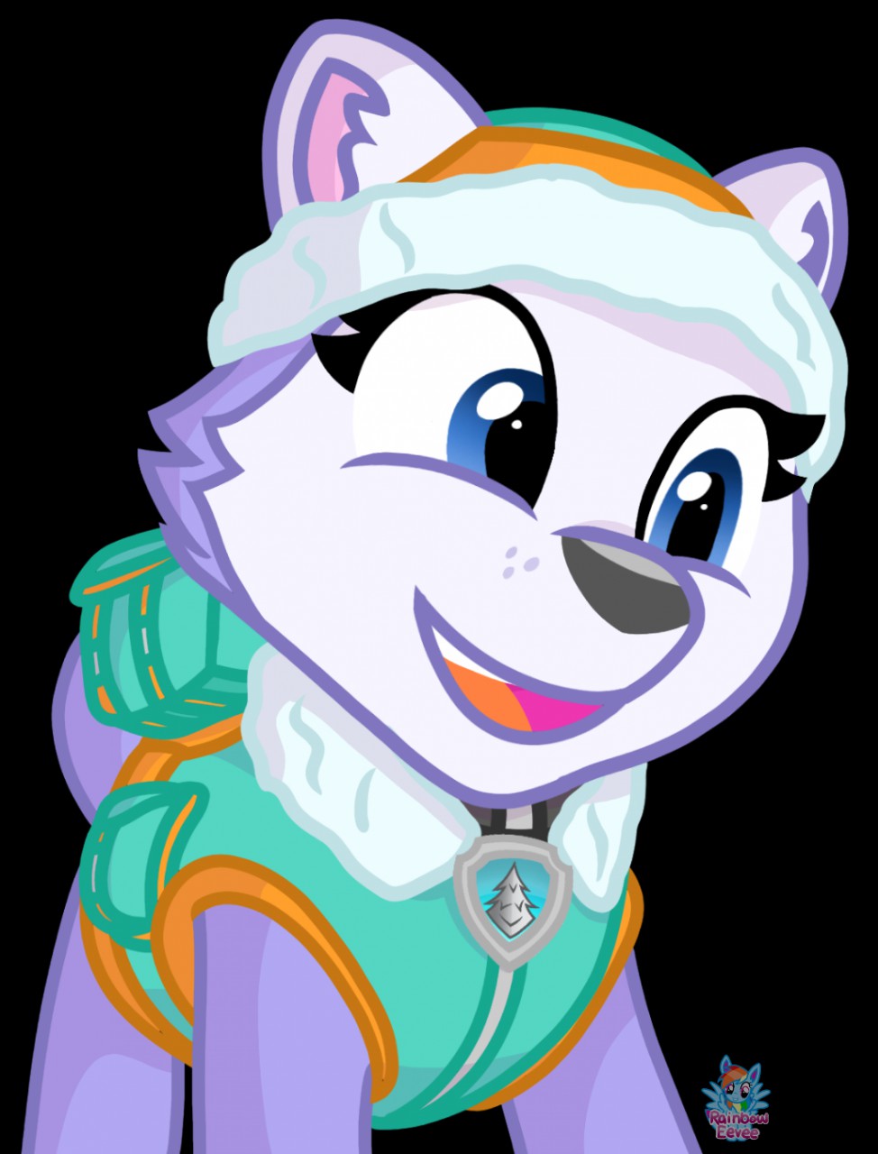 Everest of the PAW Patrol by RainbowEeveeYT -- Fur Affinity [dot] net