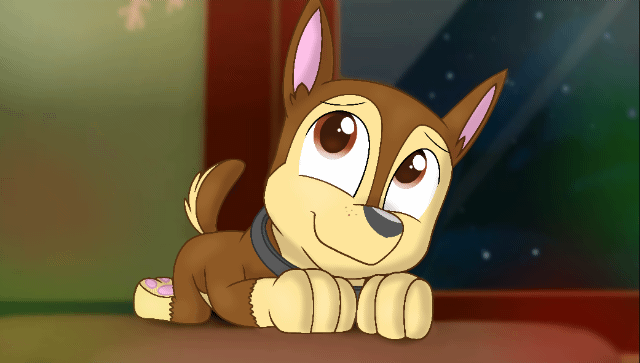 Foster hvis du kan Inficere PAW Patrol Adorkable Chase Blink GIF by RainbowEeveeYT -- Fur Affinity  [dot] net