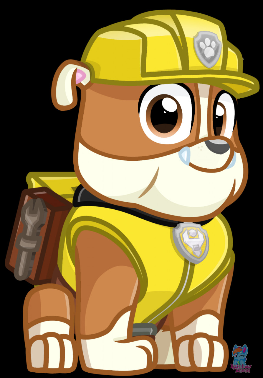 PAW Patrol Rubble Vector 7 by RainbowEevee-DA on DeviantArt