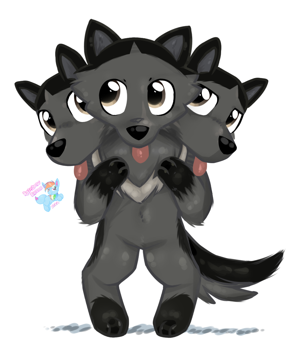 Adopt Me Cerberus Anthro (read desc) by RainbowEeveeYT -- Fur Affinity  [dot] net