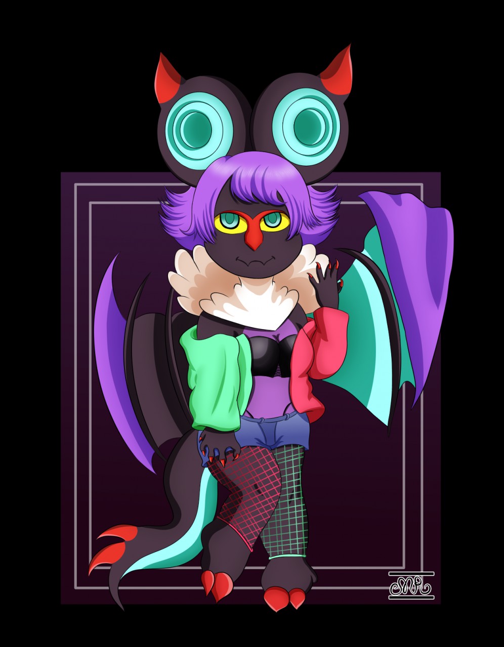 Anthro Noivern [Chibi Commission]