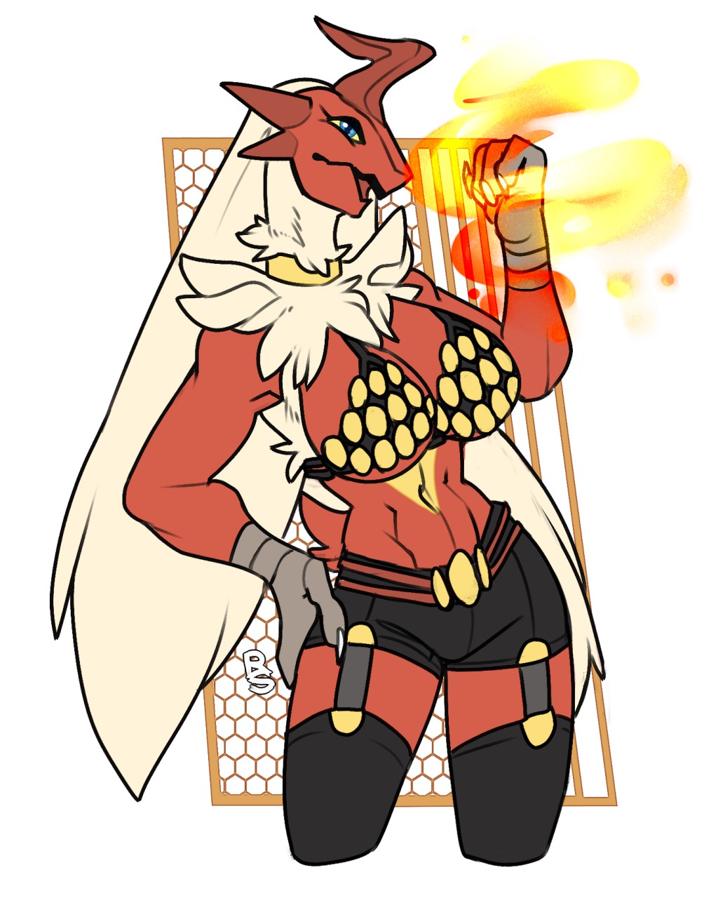 Blaziken X Mega Blaziken Mystery Pokefusion Result By Rancidious Fur Affinity [dot] Net