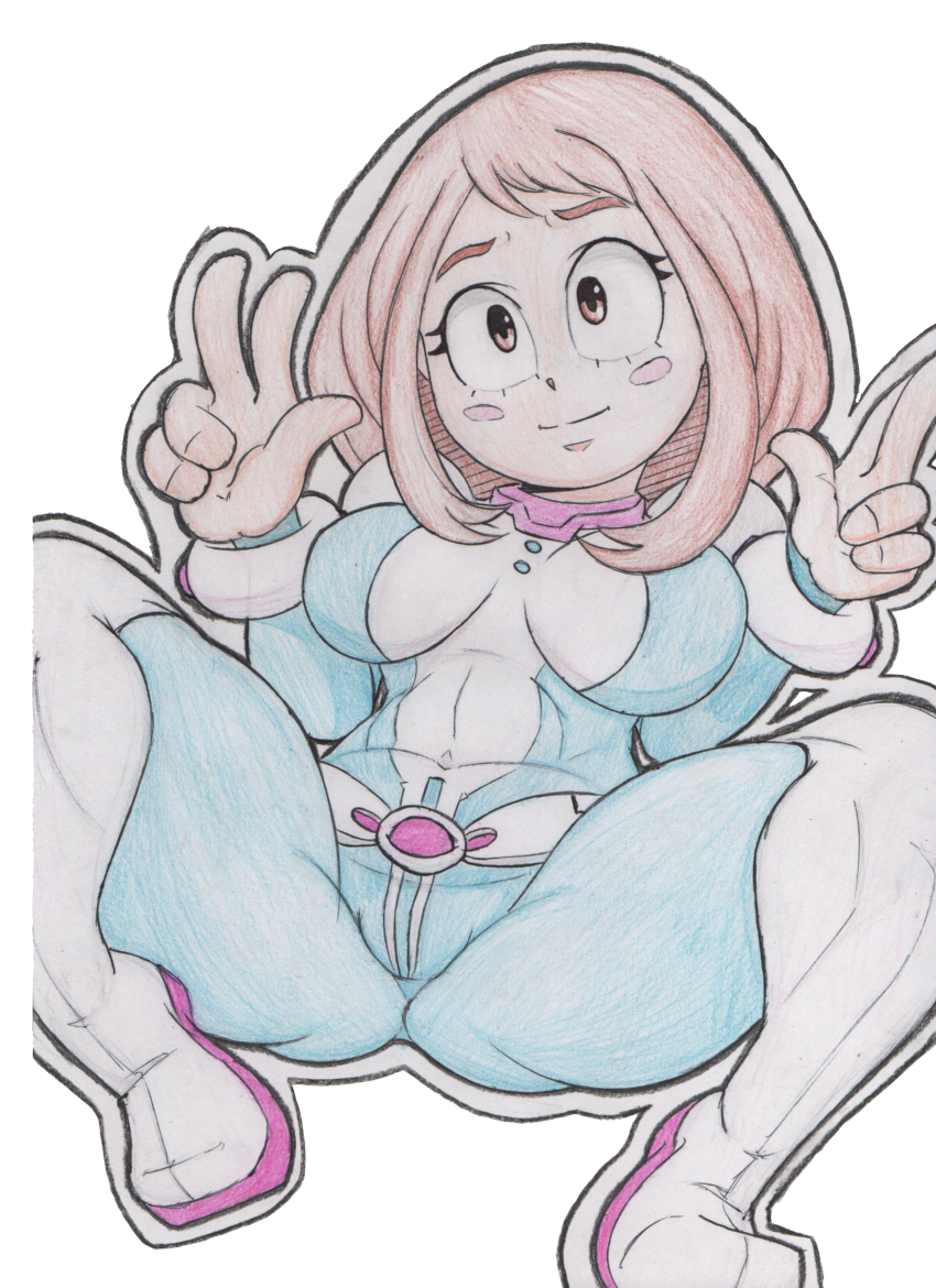 Ochaco Uraraka (request) by RandomGloves -- Fur Affinity [dot] net