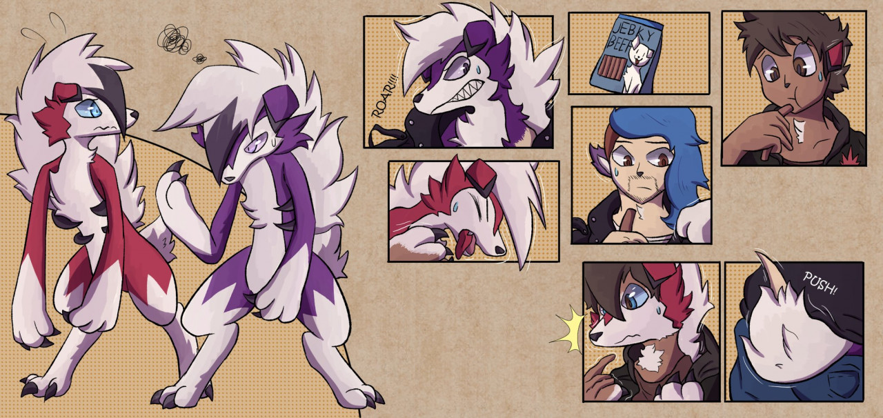 A two Lycanroc TF. 