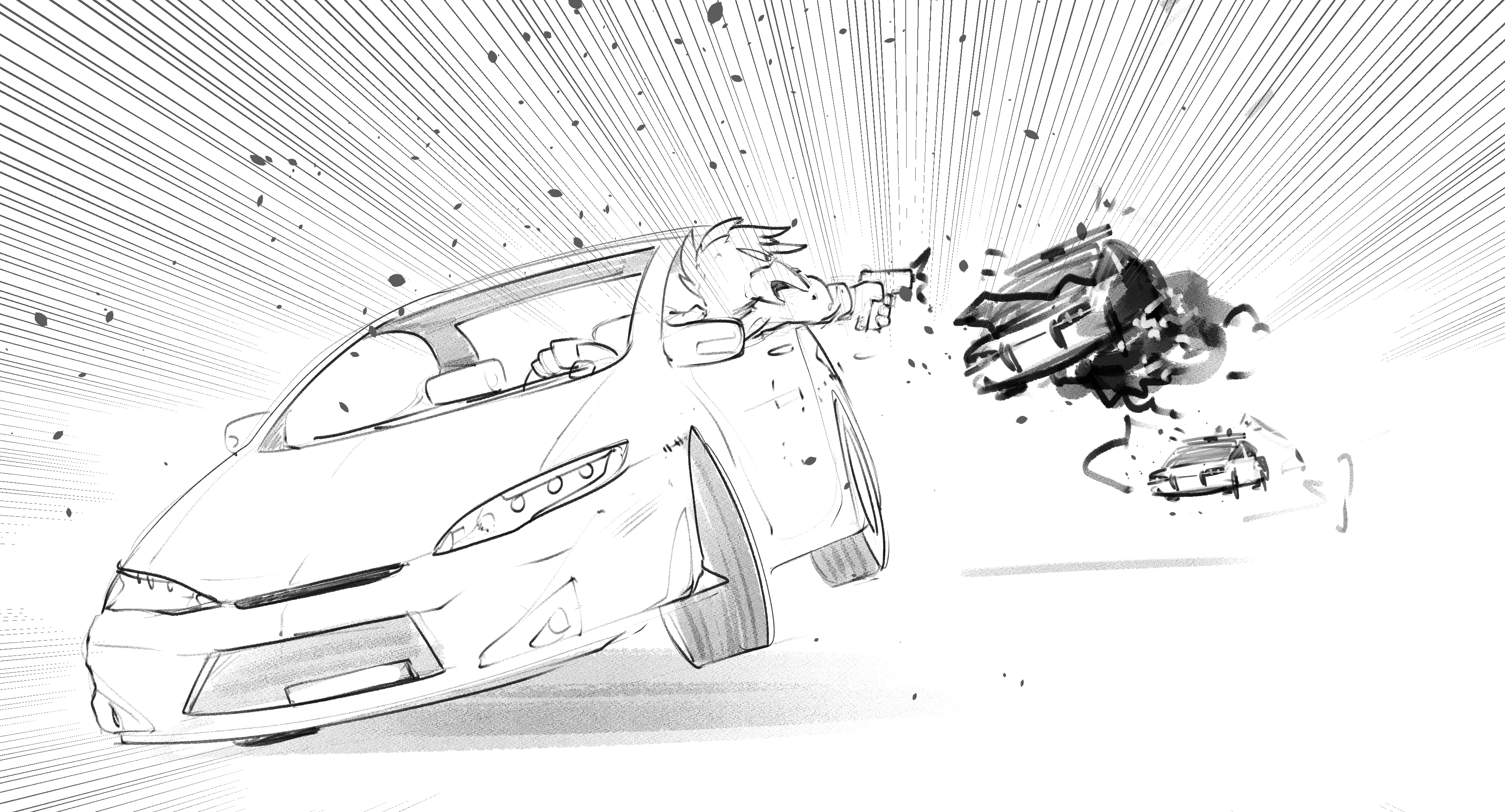 How to Draw CAR CHASES