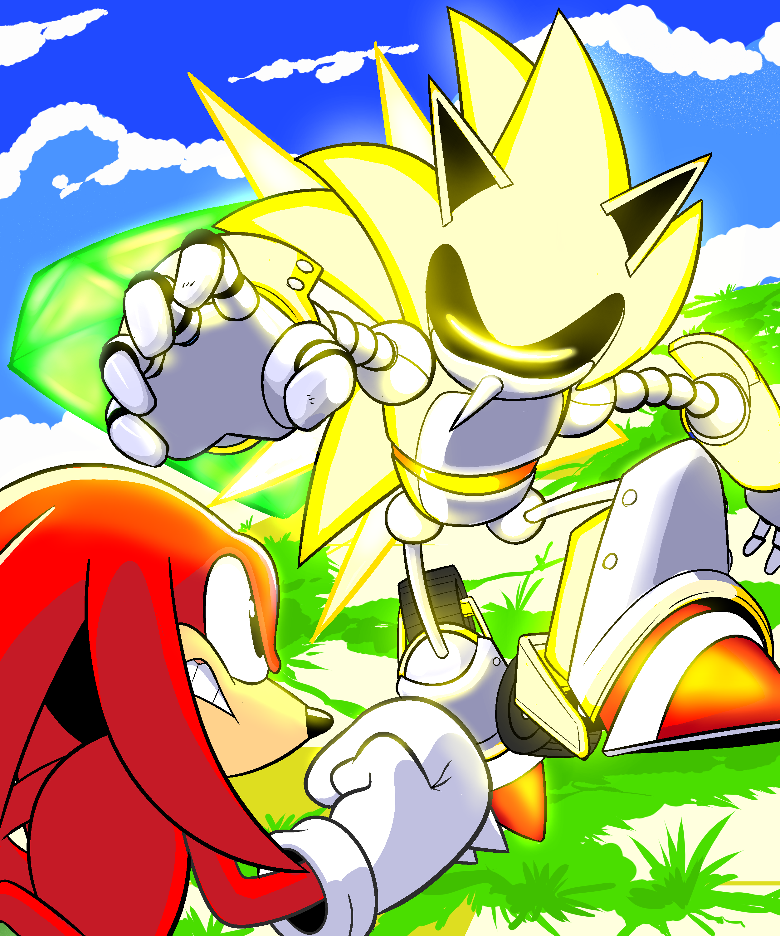 Super Mecha Sonic (Sonic 3 And Knuckles) by MechaSonicSuperFan on