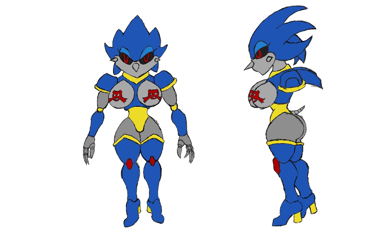 Mecha Sonic II by RavenBlitz -- Fur Affinity [dot] net