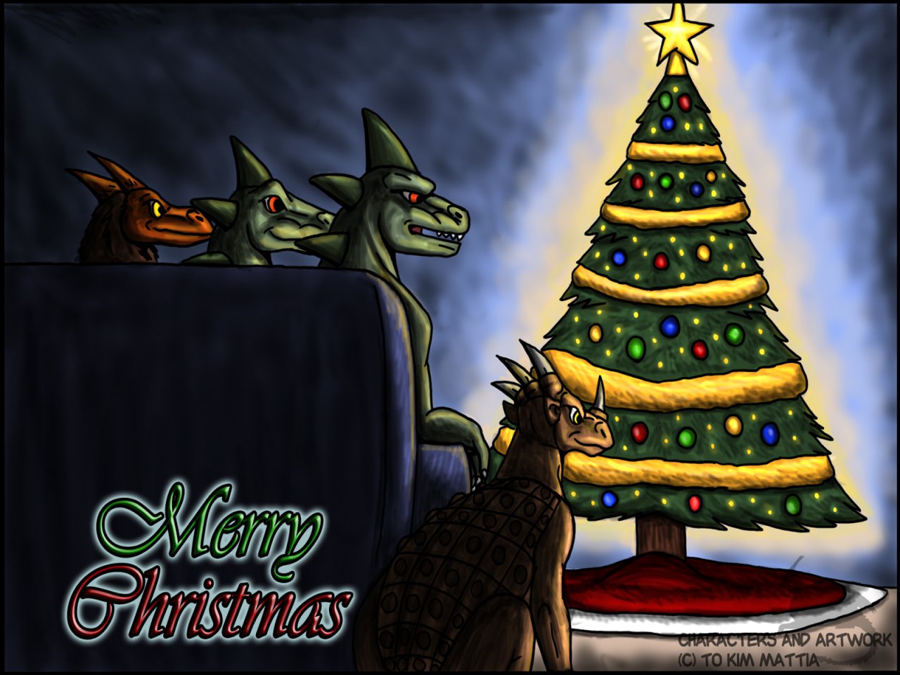 Kaiju Christmas 2022 Kaiju Christmas By Ravenfire5 -- Fur Affinity [Dot] Net