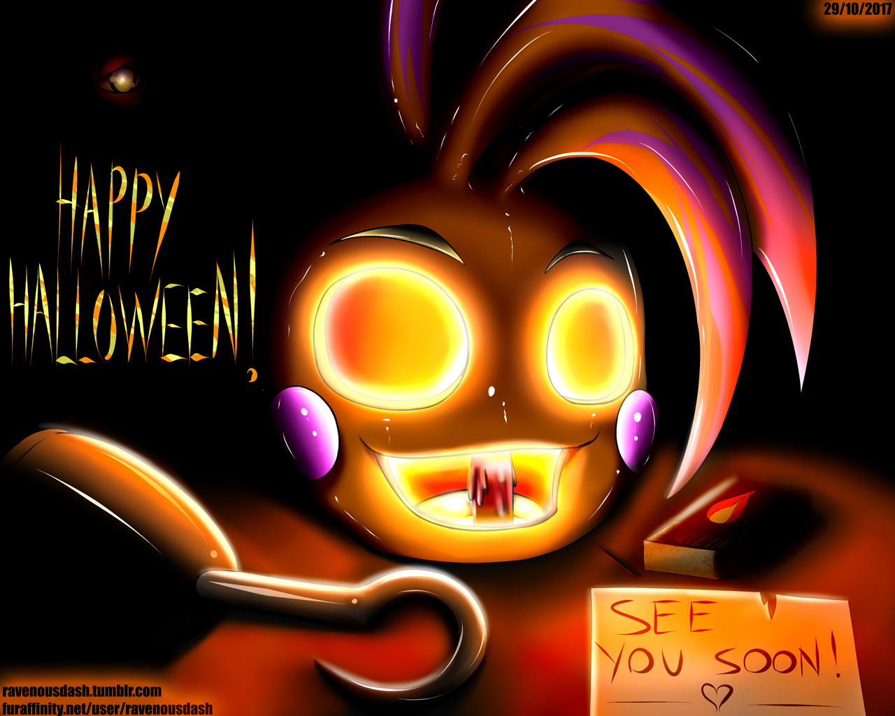 Happy Halloween by RavenousDash -- Fur Affinity [dot] net