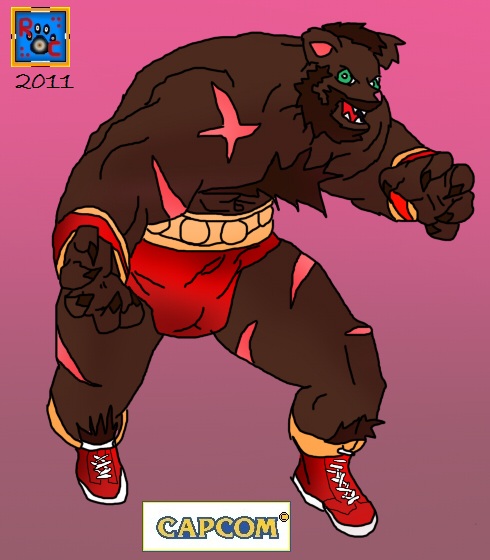 Zangief from Street Fighter Art