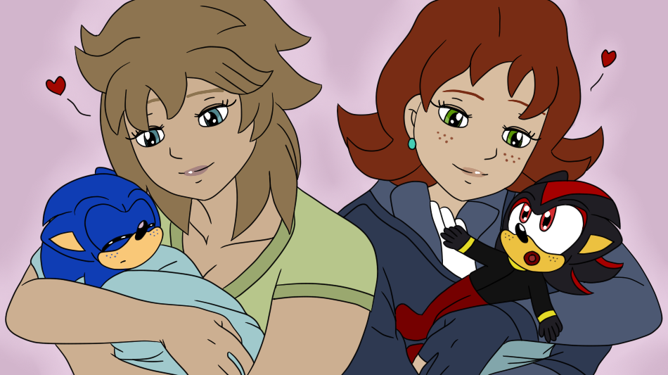 Sonic X Screenshot Redraw - Shadow and Sophie by RaymanxBelle -- Fur  Affinity [dot] net