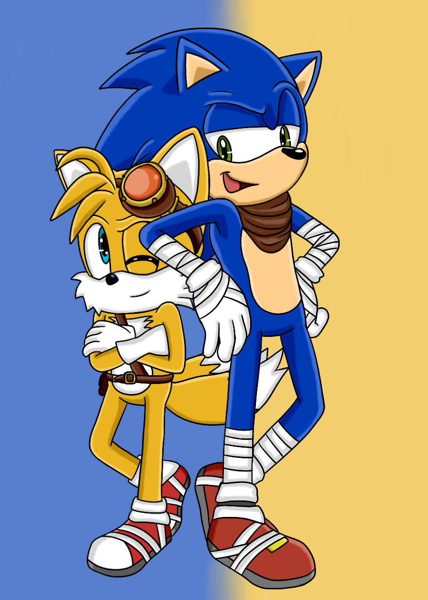 Sonic Boom Redraw - Child Sonic and Baby Tails by RaymanxBelle -- Fur  Affinity [dot] net