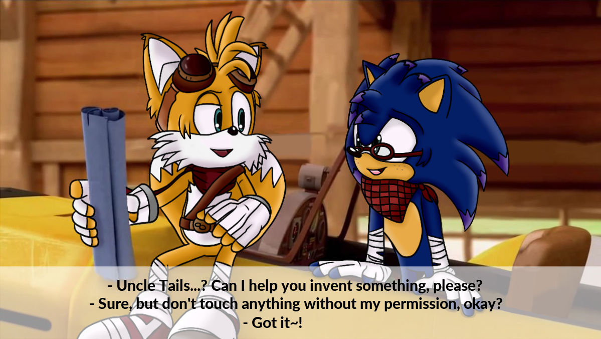 Sonic Boom Redraw - Child Sonic and Baby Tails by RaymanxBelle -- Fur  Affinity [dot] net