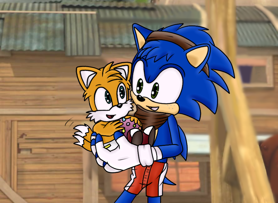 Free: Baby Sonic - Sonic And Tails Baby 