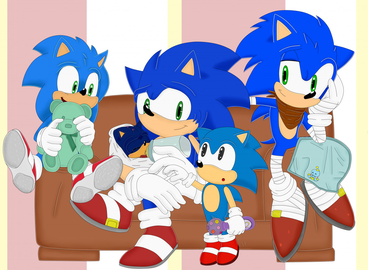 Why does Classic Sonic look like a baby? : r/SonicTheHedgehog