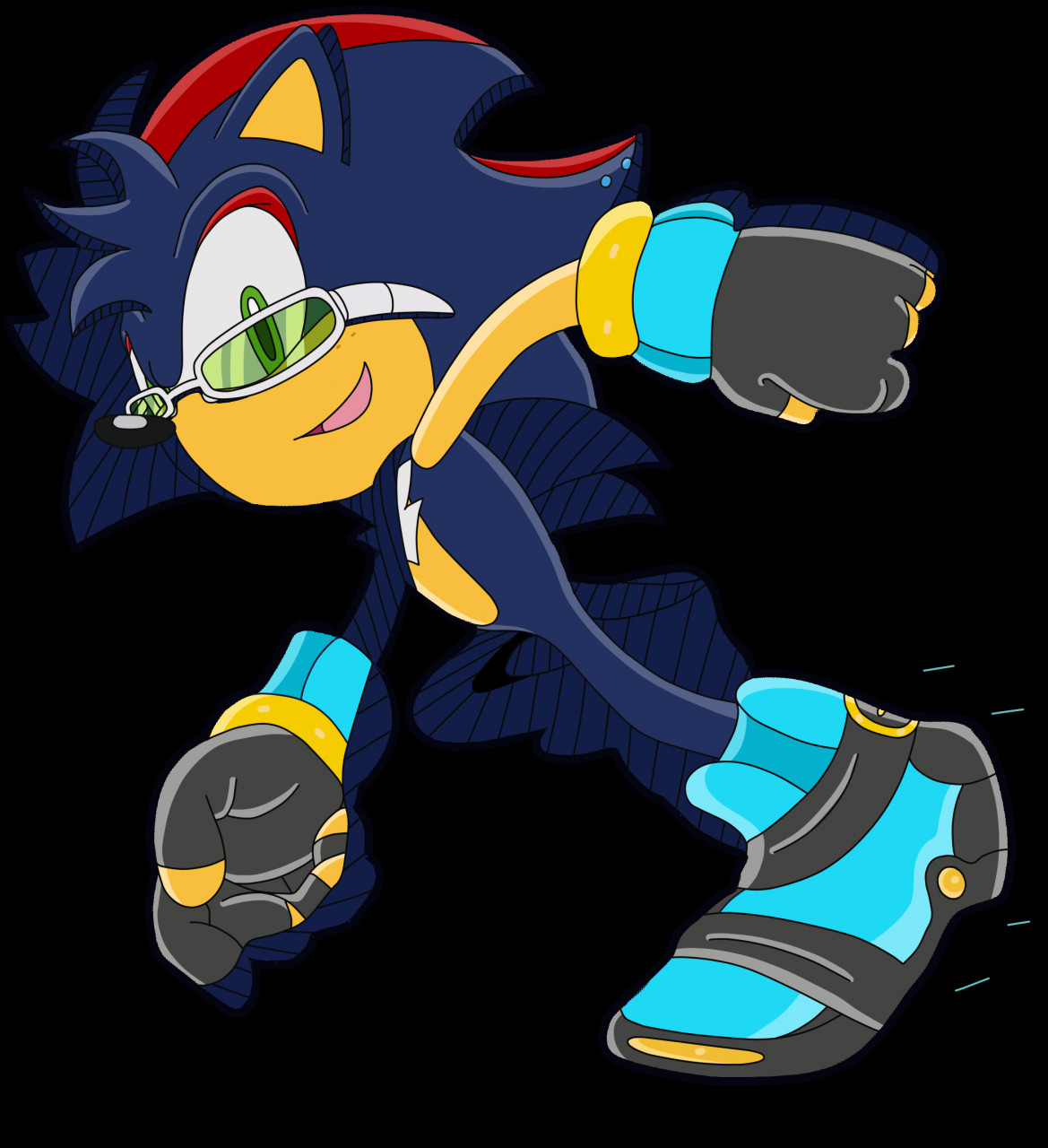 Classic Sonic - Riders Art Style by RaymanxBelle -- Fur Affinity [dot] net