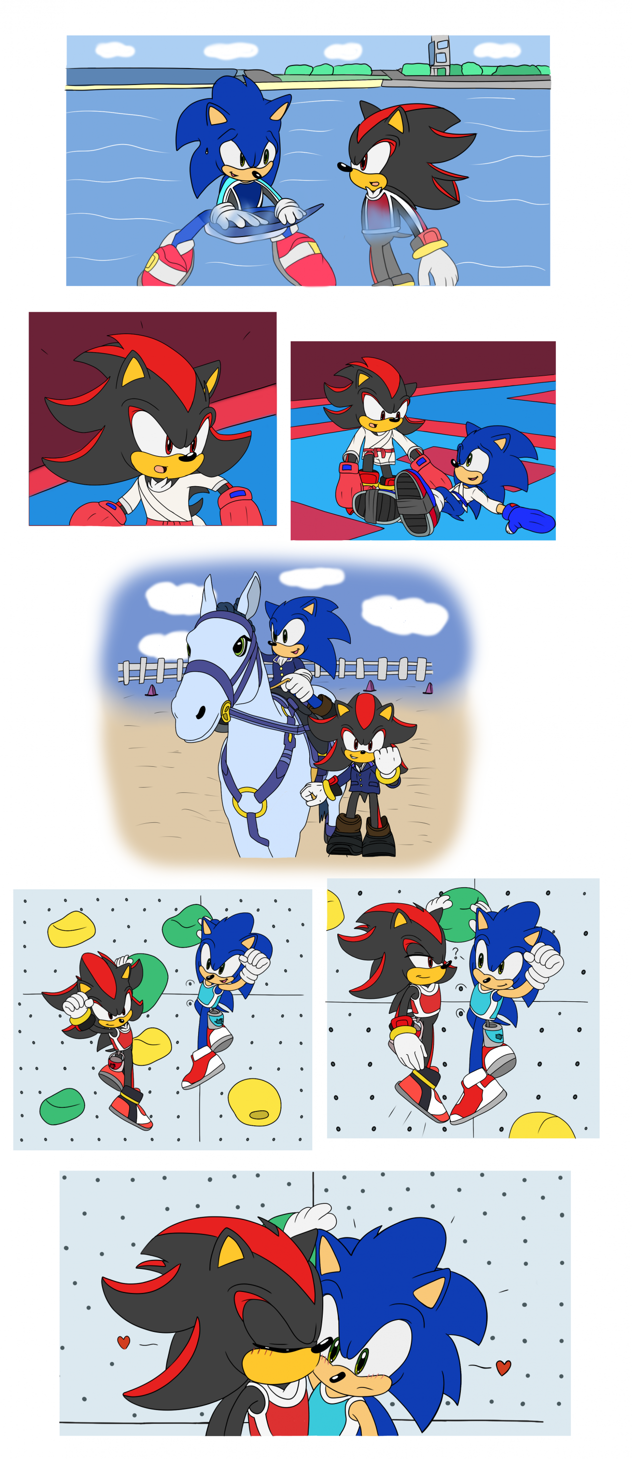Sonic, Shadow and Kasi - One Step at a Time by RaymanxBelle -- Fur Affinity  [dot] net