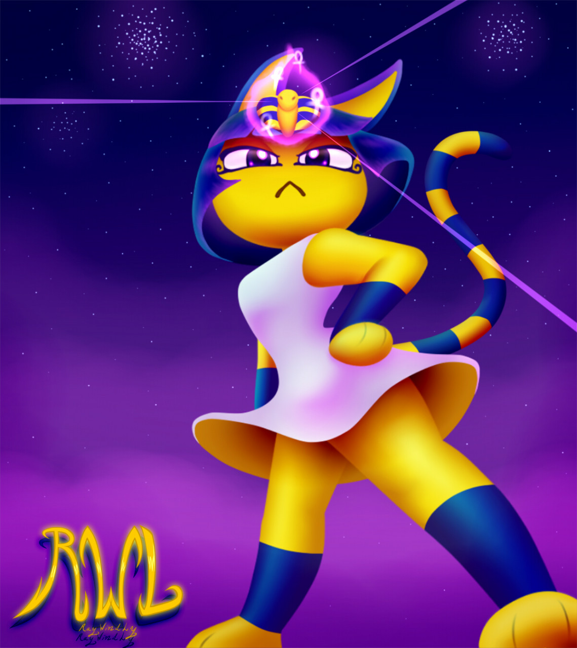 Ankha dance by RAYWINDLY -- Fur Affinity [dot] net