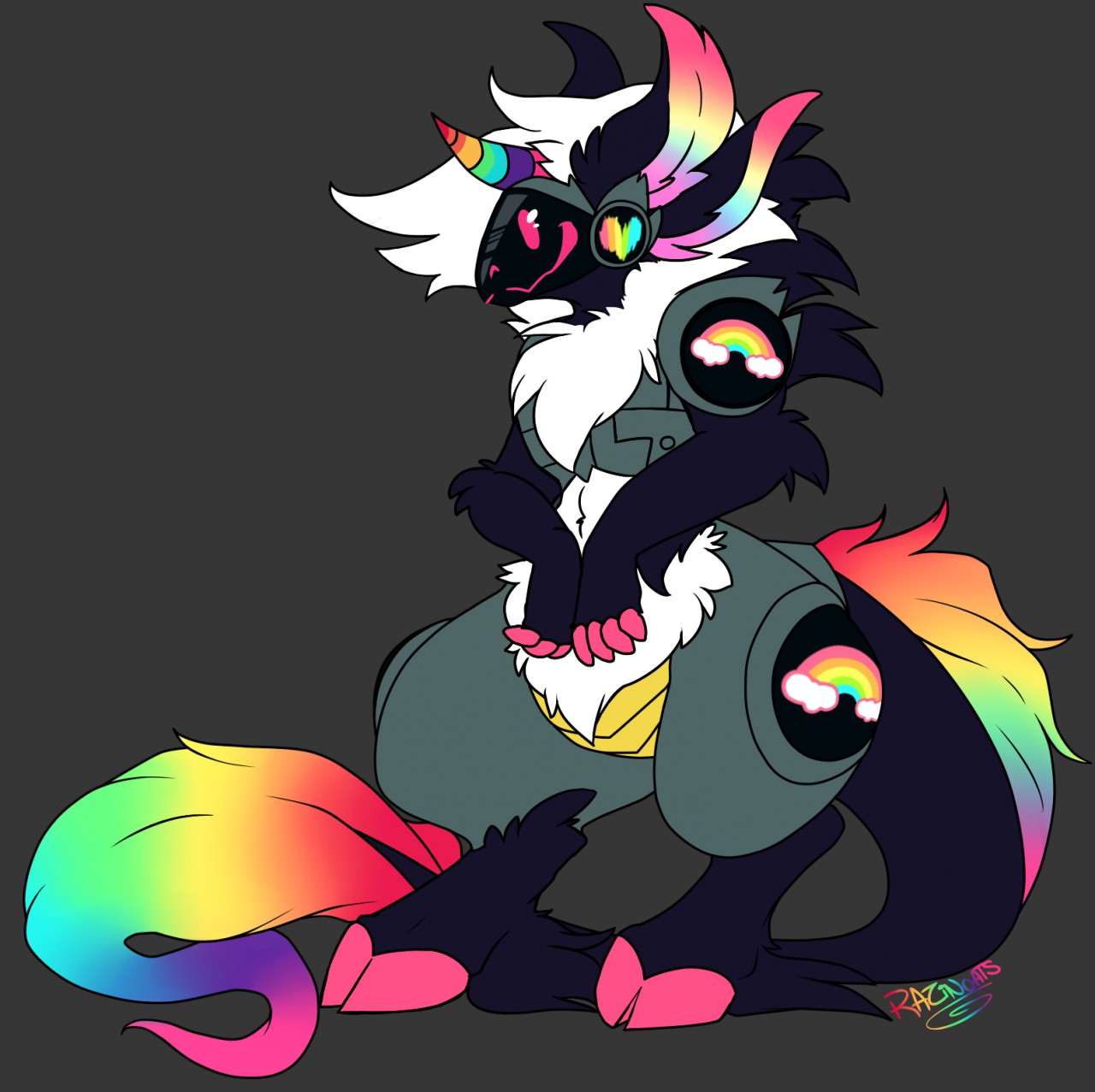 🌈Oerpink🌈 on X: #protogen here are my protogens i made the day