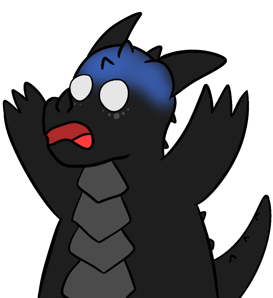 Mol Scared [GIF] by RazzleTheRed -- Fur Affinity [dot] net