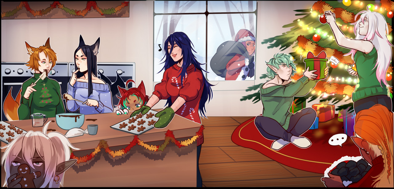 59 Christmas Anime Wallpaper ideas | anime, anime christmas, anime wallpaper