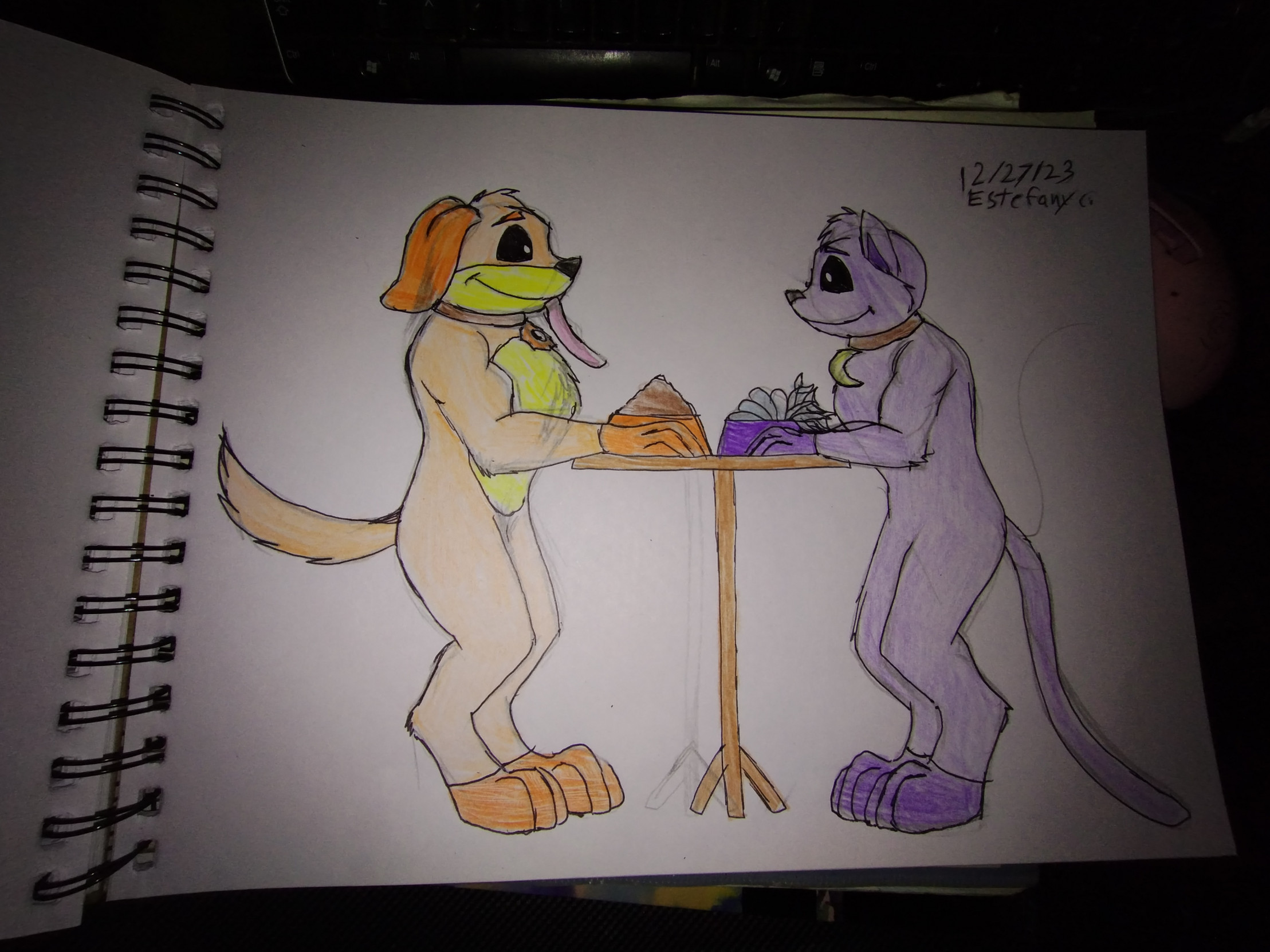 Smiling Critters Dogday And Catnap Hanging out by Realligerguardleader97 --  Fur Affinity [dot] net