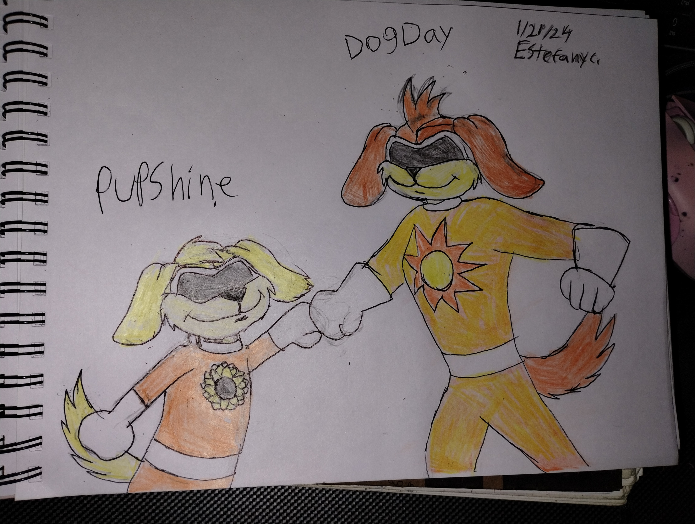 Smiling Critters:Dogday And Pupshine To The Rescue by  Realligerguardleader97 -- Fur Affinity [dot] net