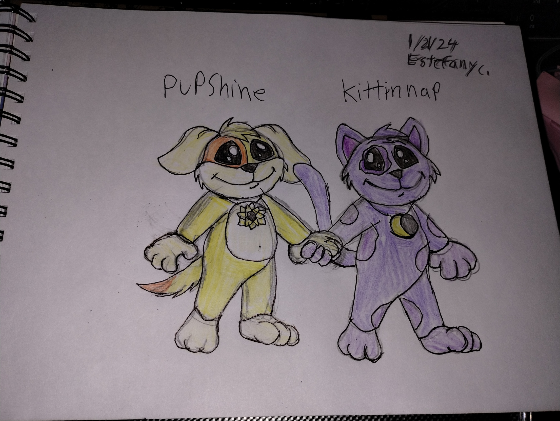 Smiling Critters: Pupshine And KittenNap by Realligerguardleader97 -- Fur  Affinity [dot] net