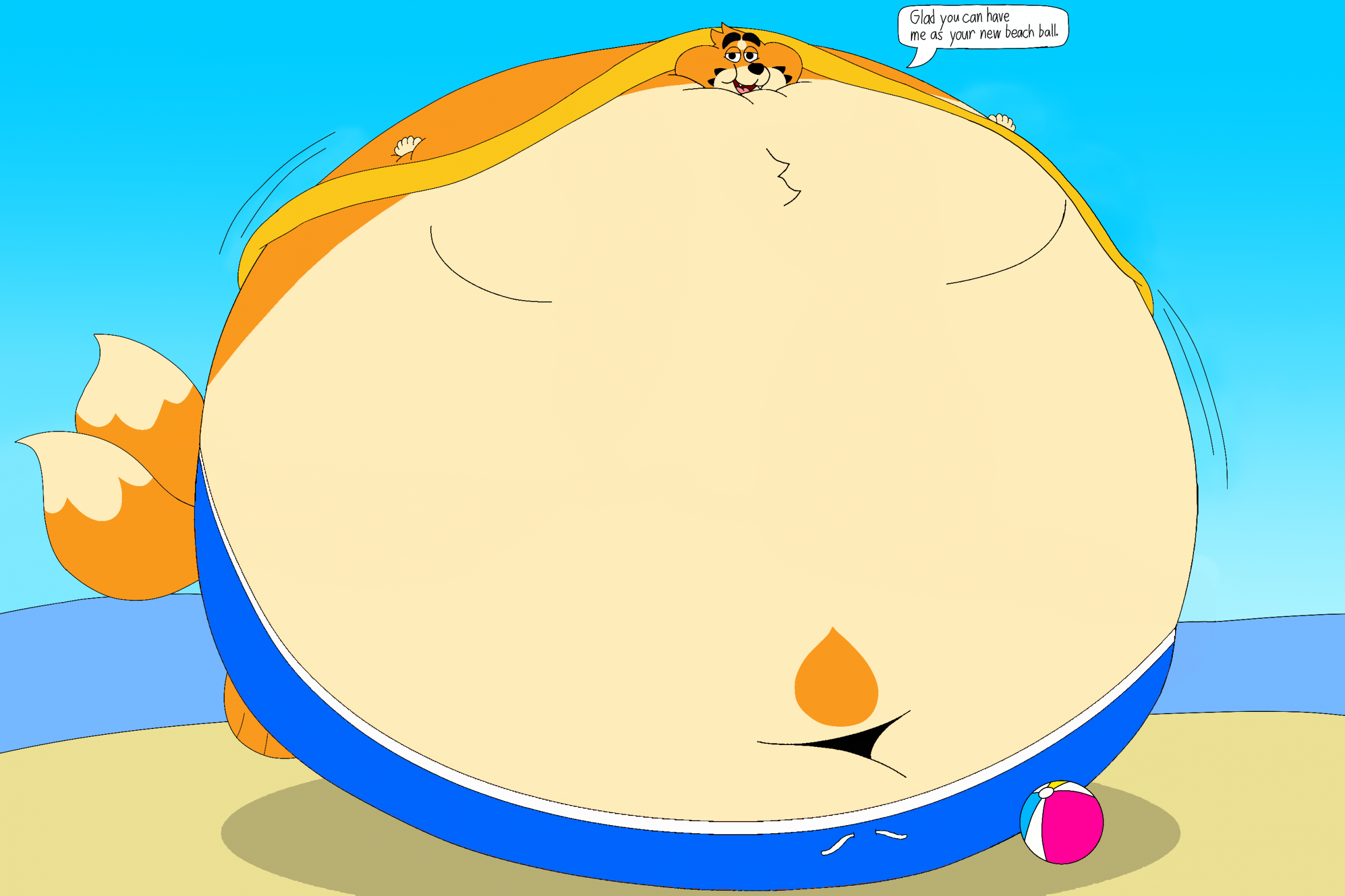 Bubbles' Speedo Inflation by Rebow19 -- Fur Affinity [dot] net