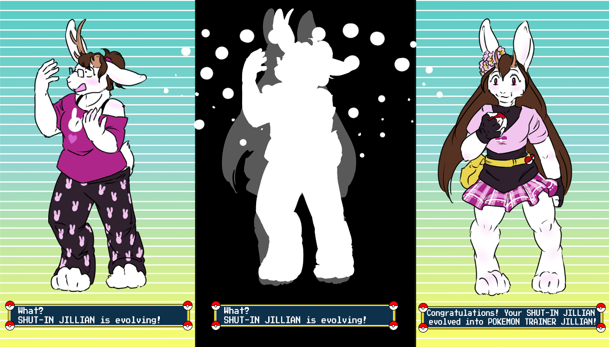 Jackalope Jillian is evolving! (Video in link) by RedBand.Jackalope -- Fur  Affinity [dot] net