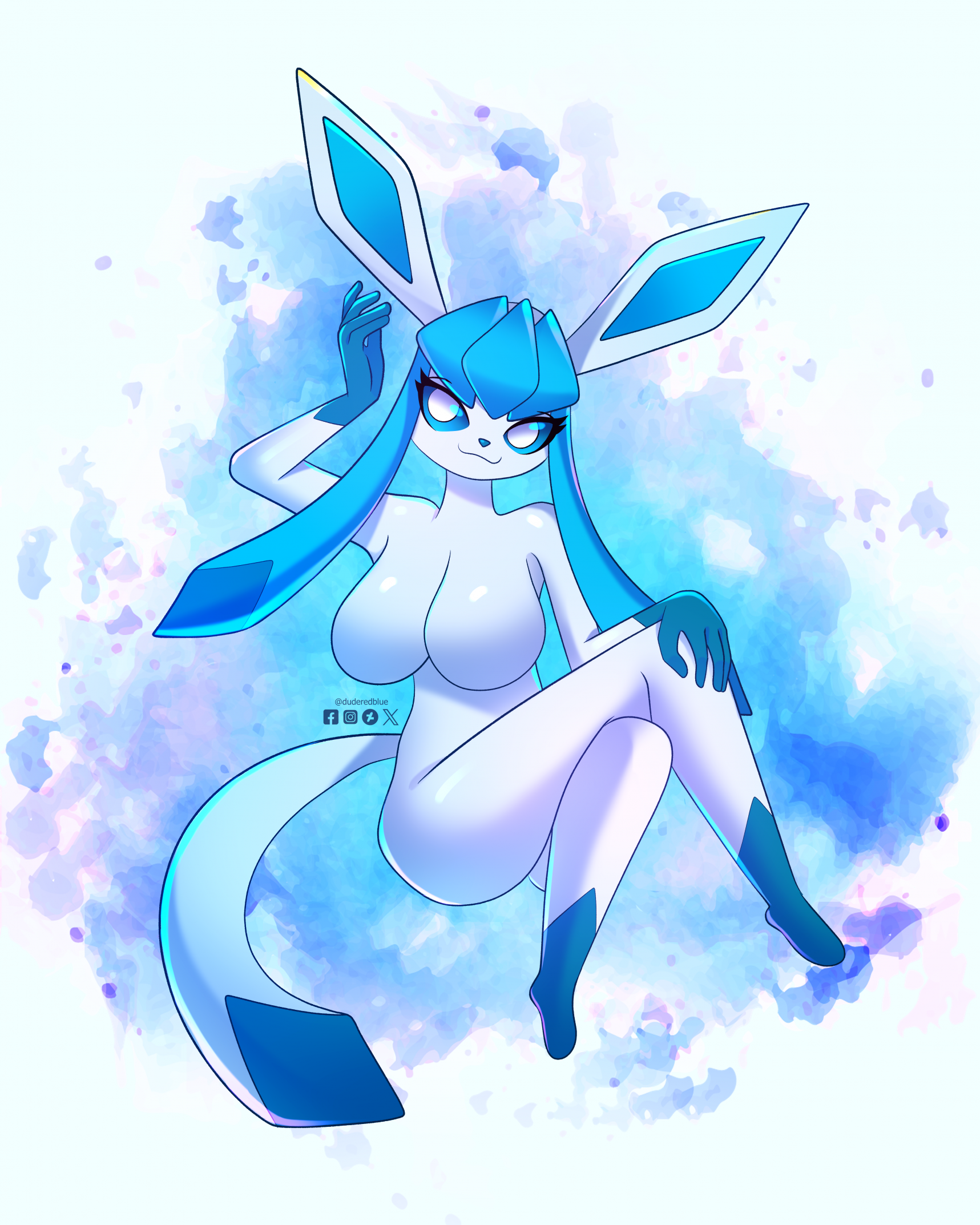 Sexy Glaceon Alt. [Fanart]