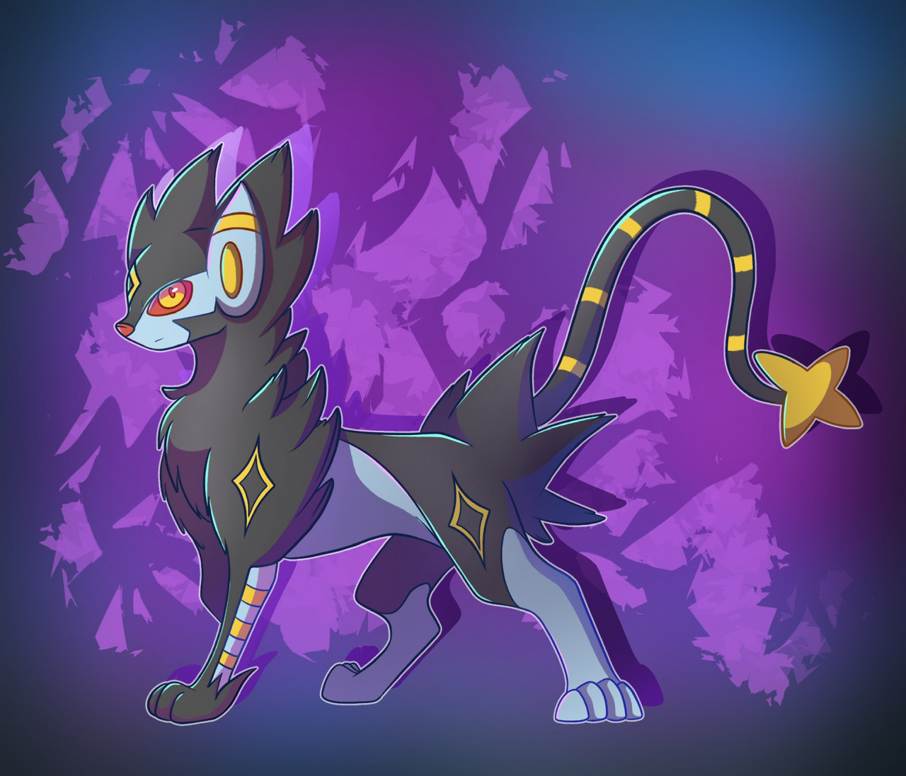 onto the next adventure  Luxray Wallpaper requested by luxr4y 彡