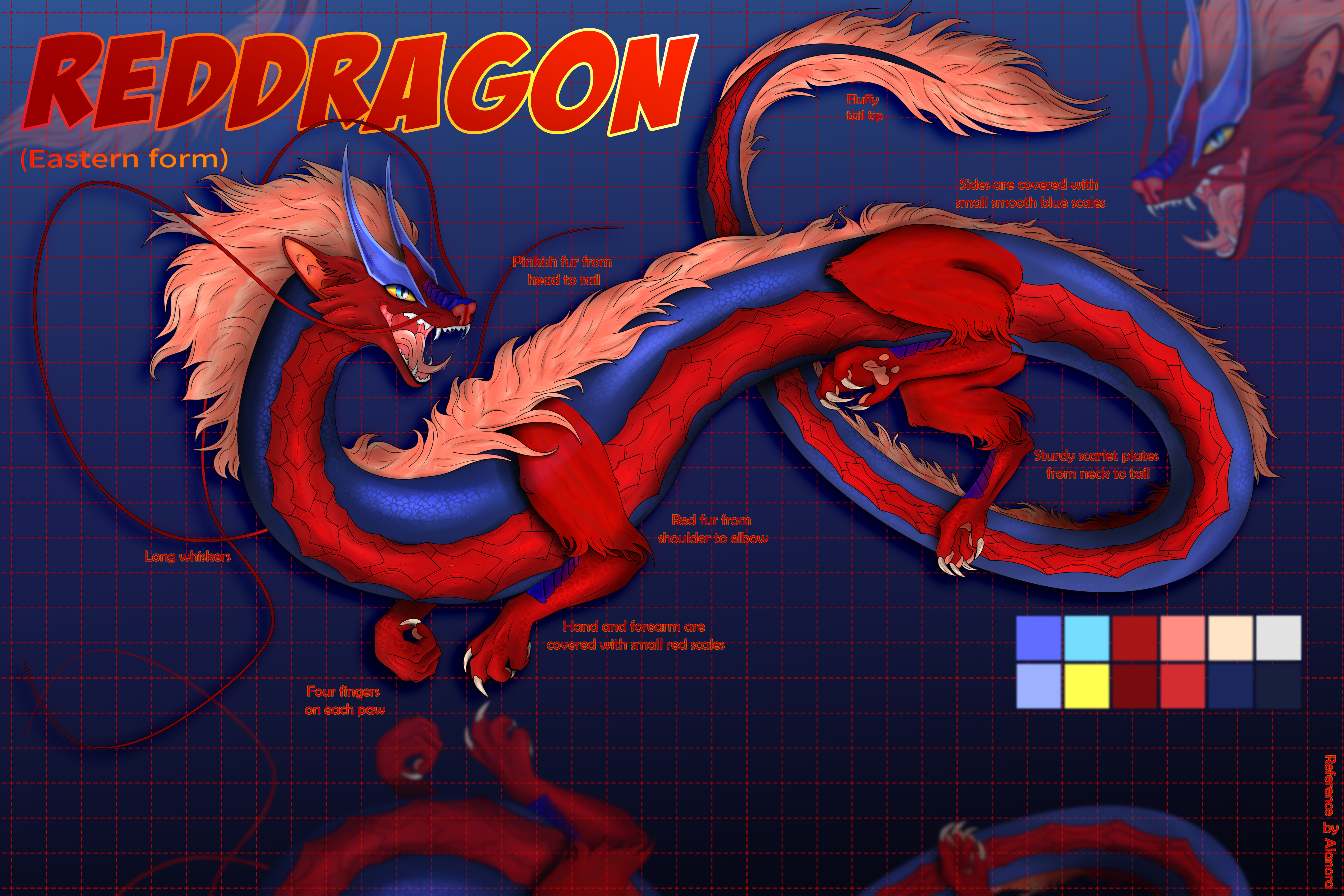 The rare Red Dragon Pokemon by Rygon -- Fur Affinity [dot] net