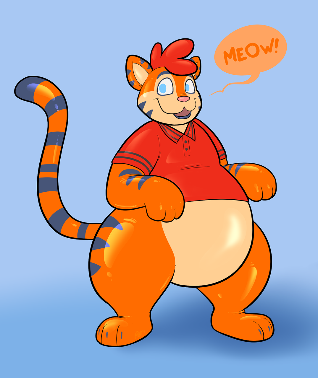 Rubber Tiger Tom Reference by Rednoodle by Redflare500 -- Fur