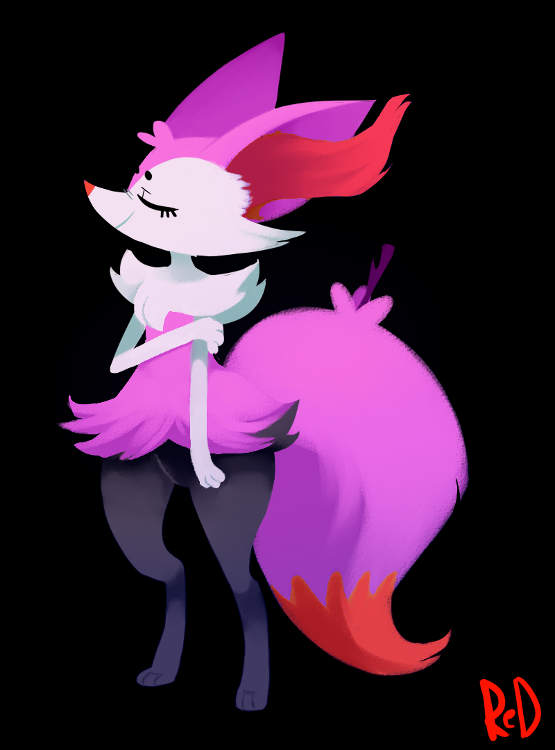 Braixen shiny