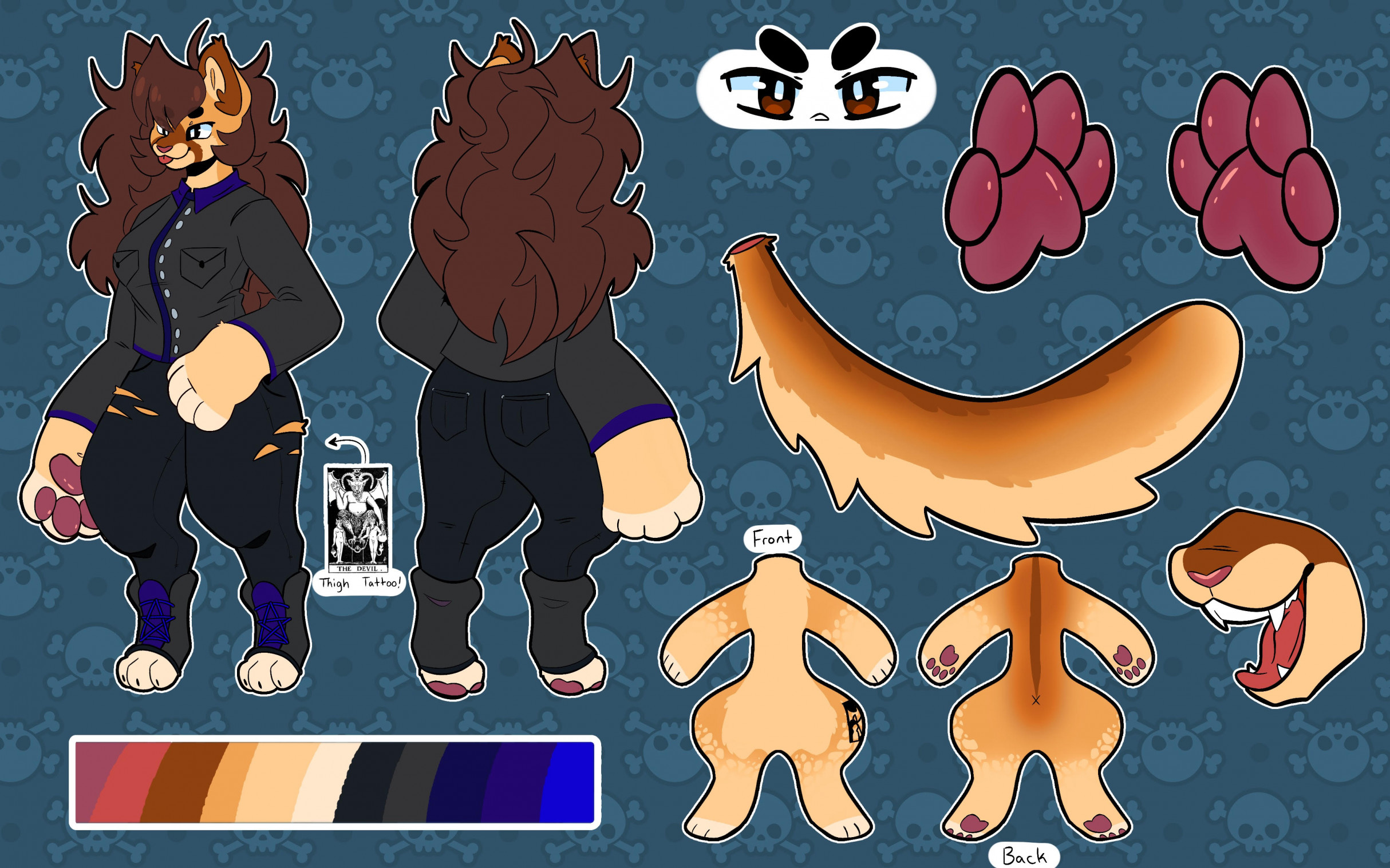 Renata Reyes Reference by redkingrory -- Fur Affinity [dot] net
