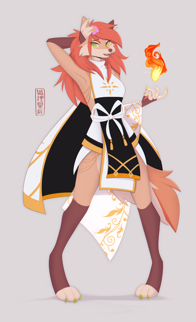 Kitsune outfit by RednRoge -- Fur Affinity [dot] net