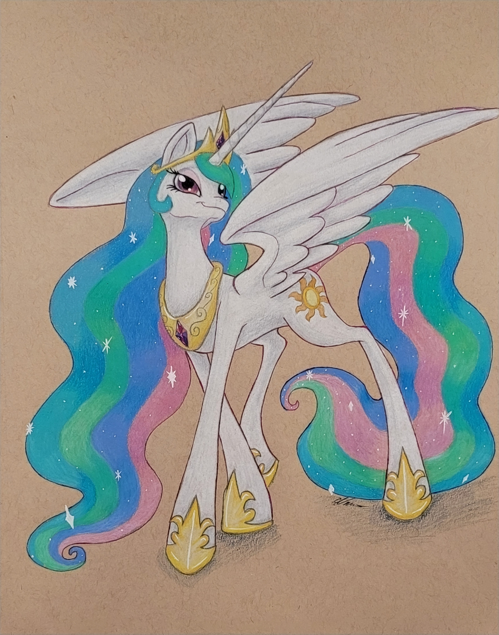 Princess Celestia by RedPandaQT -- Fur Affinity [dot] net