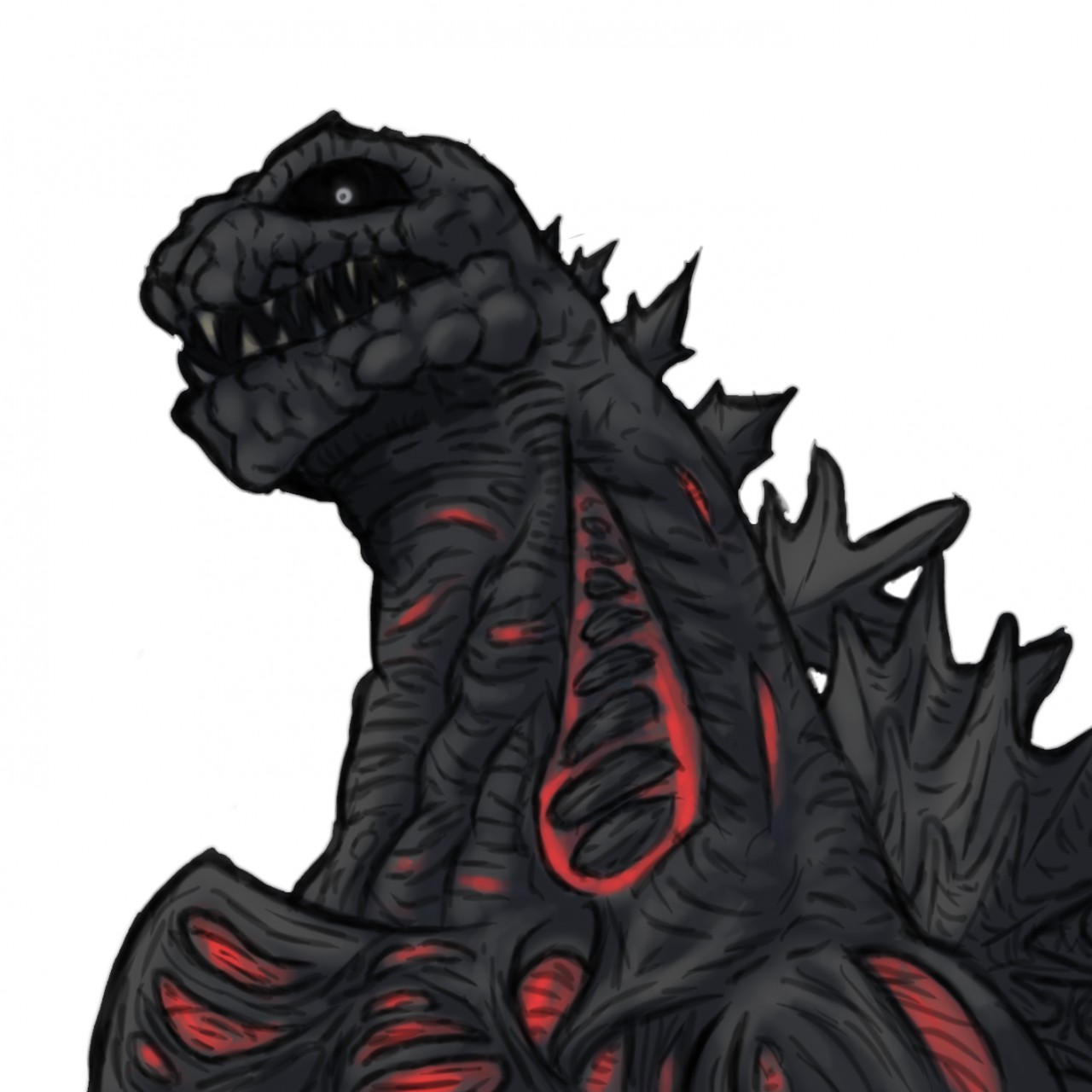 Shin Godzilla Drawing by GojifanDA on DeviantArt