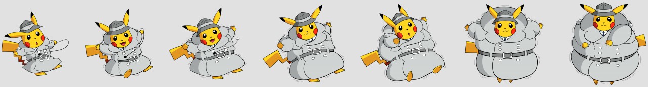 Commission Inspector Pikachu 6 Go Go Pika Coat! by redsavarin12 -- Fur  Affinity [dot] net